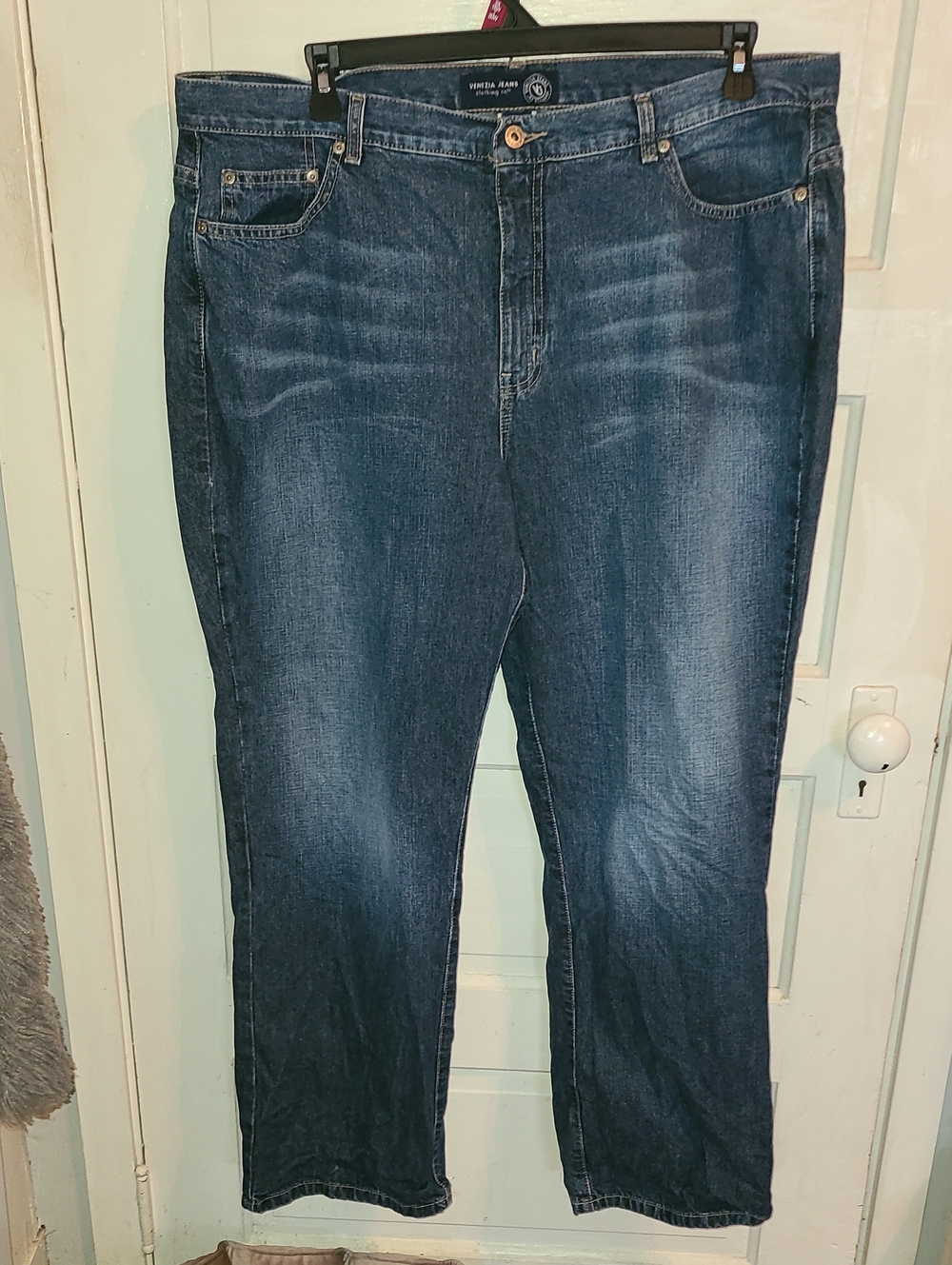 Venezia Dark Indigo Straight-Leg Jeans